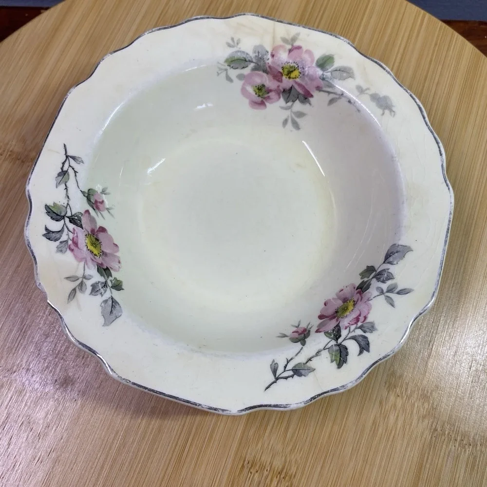WS GEORGE Canarytone Serving Bowl Vintage USA‎ LIDO 187A See Pics. Make Offer